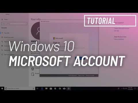 Windows 10 tutorial: Link local account to a Microsoft account