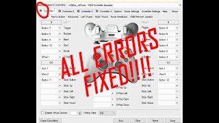 How to fix X360ce windows 10 error