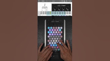 Exquis - @decentsamples "Acoustic" Drumkit #mpe #arpeggiator #midi #drums #keyboard #controller
