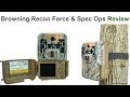 Browning Recon Force & Spec Ops Review | Trailcampro.com