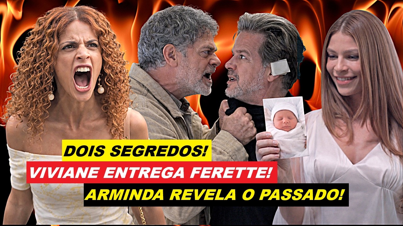 TRÊS GRAÇAS - VIVIANE ENTREGA FERETTE À POLÍCIA! Fábrica secreta é invadida e vilões PRESOS!