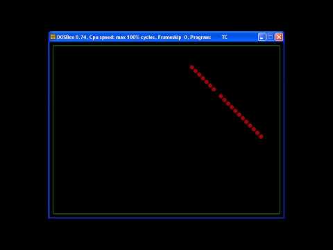 C Graphics - Bouncing balls