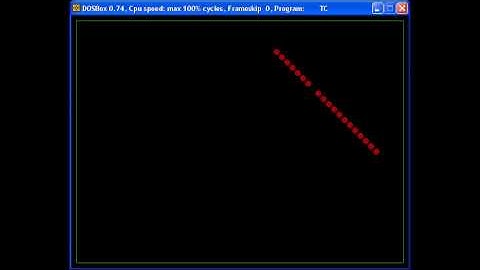 C Graphics - Bouncing balls