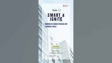 TCS SMART & IGNITE Mass Hiring | Work From Home Jobs #tcsjobs #workfromhomejobs #opportunity #tcs