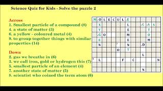 Word Games   Science Quiz   Solve the puzzle in Living Science   YouTube 360p