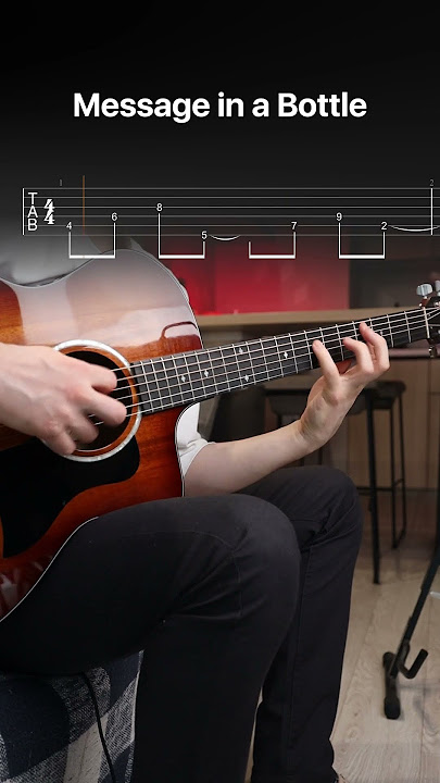 (The Police) Message in a bottle - Acoustic Guitar