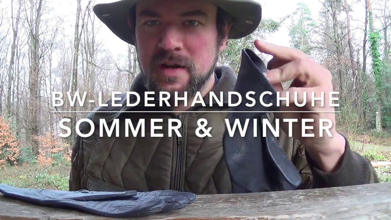 BW-Lederhandschuhe (Sommer- und Winter-Ausführung)