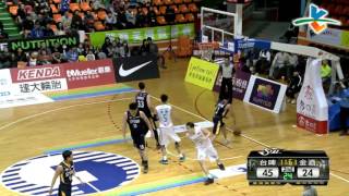 20160101 SBL超級籃球聯賽 台啤 vs 金酒 highlight