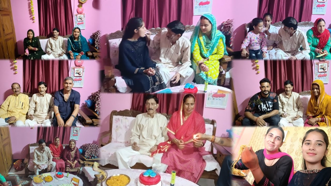 #पूरे परिवार के साथ मनाया पापा जी का जन्मदिन 🎂।।#birthdaycelebration ##father #himachal