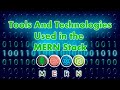 Tools and Technologies used in MERN Stack