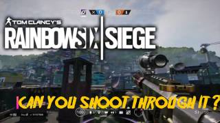 Can You Shoot Through It ? [ Favela ] + Most Op Spot | Rainbow Six Siege