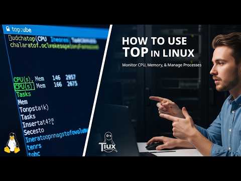 How to Use top in Linux: Monitor CPU, Memory, and Manage Processes