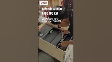 Test biến tần Arinco AV68 160kW trước khi bàn giao cho khách. #bientan #automation #viral #biếntần