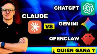 🥊 Claude vs [ ChatGPT &amp; Gemini &amp; OpenClaw ]: La comparativa definitiva (ojo con  NVIDIA NemoClaw)