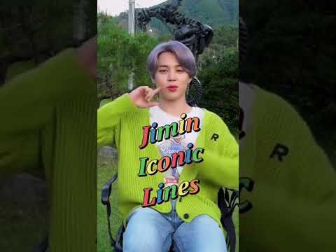 BTS jimin iconic lines