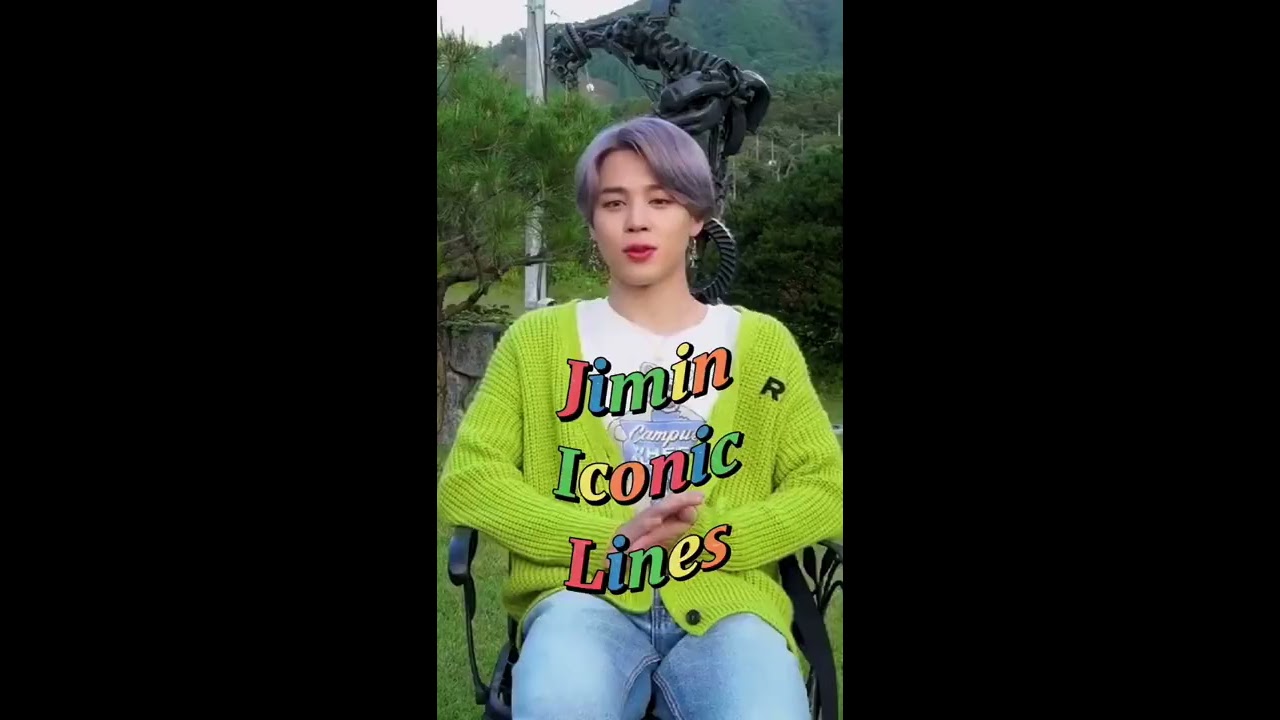 BTS jimin iconic lines