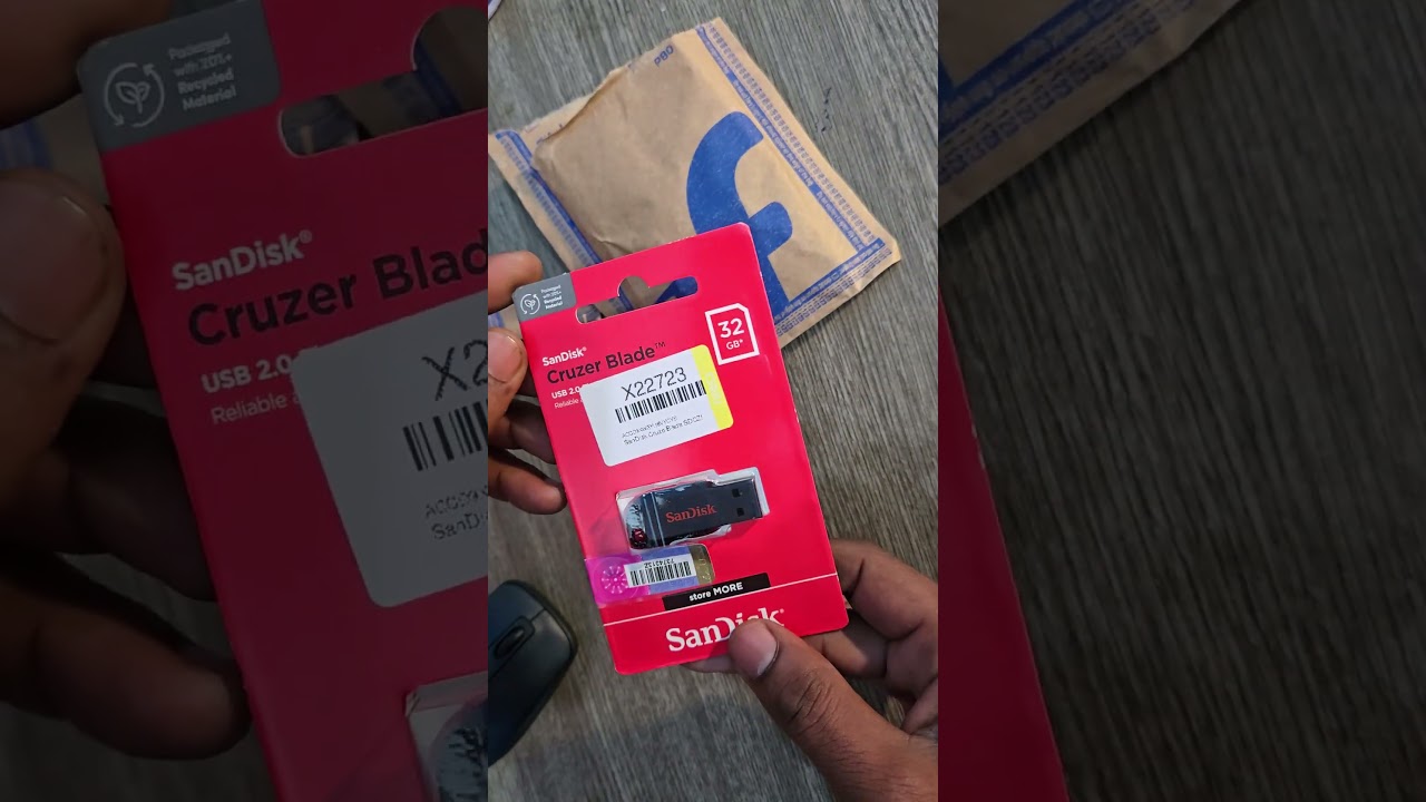 SanDisk Pen Drive 32GB Unboxing