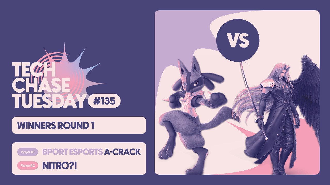 Bport Esports | A-Crack (Lucario) vs nitro?! (Sephiroth) | Winners Round 1 | Tech Chase Tuesday 135