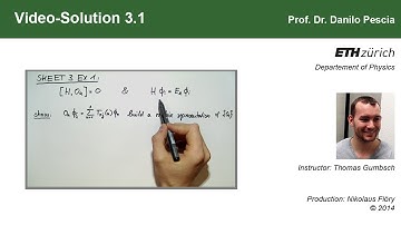 Group Theoretical Methods in Solid State Physics, Video-Solution 3.1