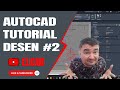 Desen simplu in autocad 2. Tutorial Video Autocad