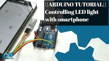 Arduino Tutorial, Controlling LED light Hc-05 Bluetooth module