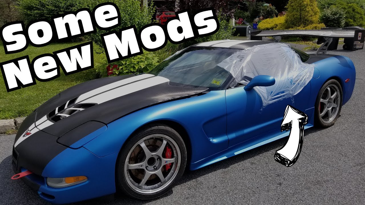 that dude in blue plasti dip Corvette Coolant Tank Fixed - Windows Not So Fixed