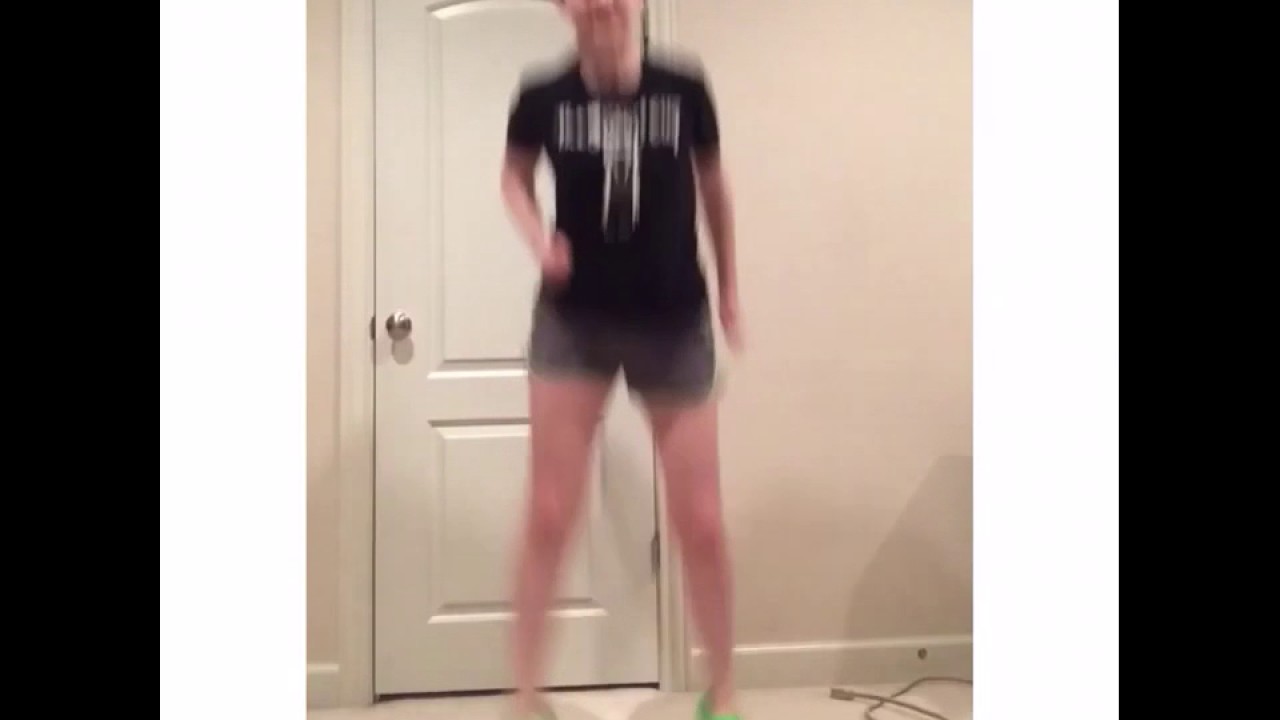 Girl dancing in green crocs YouTube