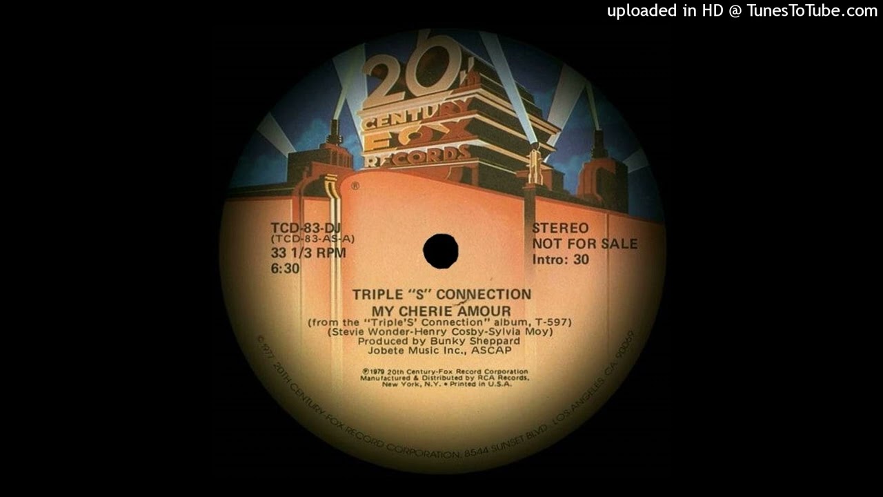 Triple S Connection - My Cherie Amour (1979) - YouTube