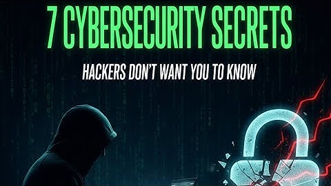 7 geheime tips voor cyberbeveiliging die hackers u niet willen laten weten | Cyber ​​Mind | #Cybe...