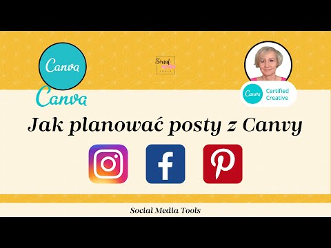 Jak planować posty z Canvy na Instagram, Facebook, Pinterest?