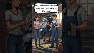 Bike Repair Cost Problem 🛵🔧 | English Conversation Practice | Mechanic English Dialogue #learn
