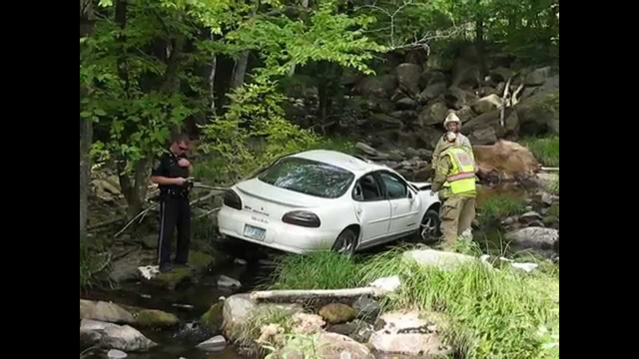 Reported Roll over Car accident on River Road in Farmington NH YouTube