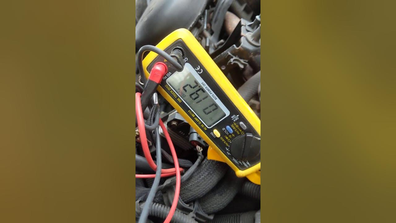 ALTERNATOR EXPLAINED How to test alternator output with clamp meter for
