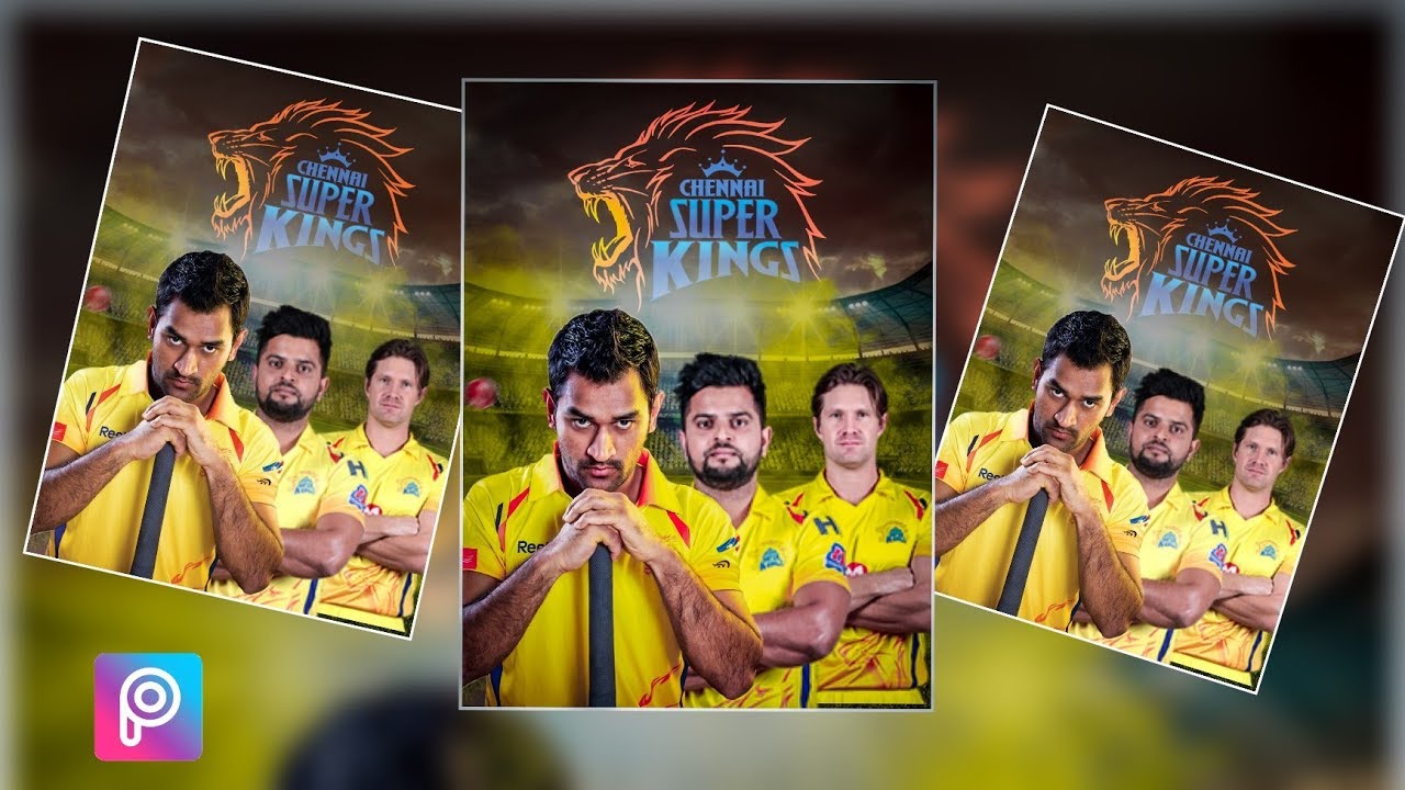 IPL photo editing 2019//CSK photo editing