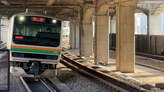 E231系1000番台U508編成TK出場回送赤羽駅通過