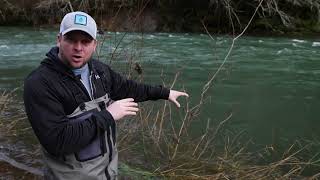 How to READ WATER for STEELHEAD Fishing! | HIGH Water vs. LOW Water | Where Fish Lay