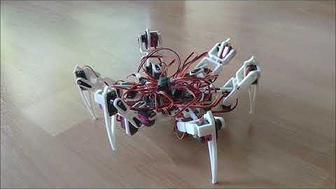 SpiderBot with 6 Legs ( Prototype non Calibrated ) Part 1