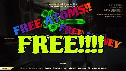 Fallout 76 - Quik-Tip - *FREE ATOMS* easy challenge trick!