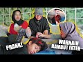 PRANK FATEH TIDUR DIKERJAIN RAMBUTNYA. FATEH MARAH