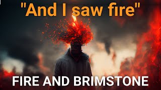 Link Wray - Fire And Brimstone but the lyrics are AI generated images