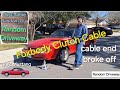 Foxbody clutch cable replacement