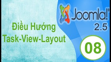 Lập Trình Joomla - Bài 08: Điều Hướng Task-View-Layout