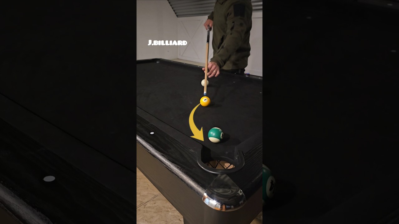 How to Sink Your Ball in a Blocked Pocket #8ballpool #billiards #cuesports