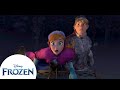 Anna and Kristoff Escape The Wolves | Frozen