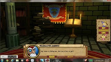 Wizard101 Character Creation