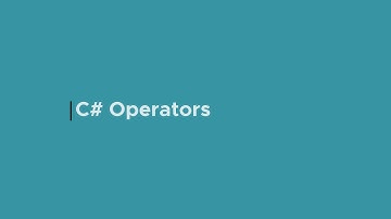 C# Operators