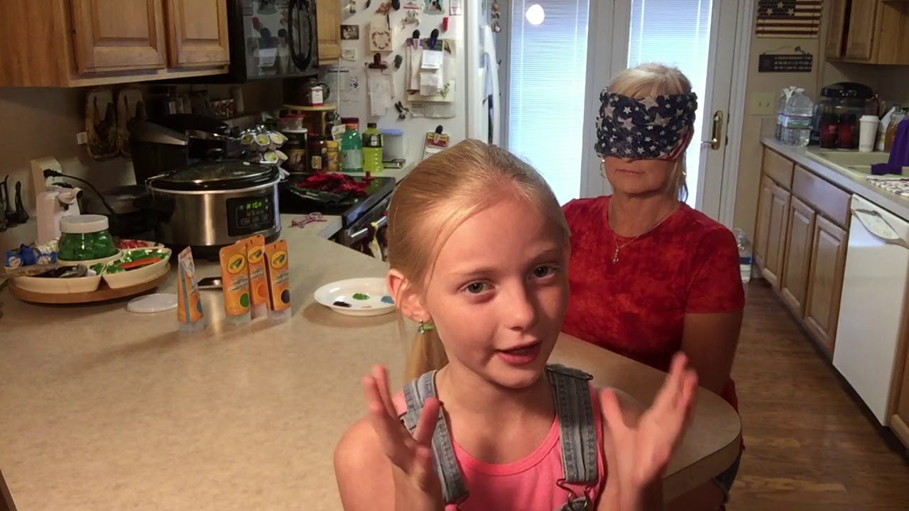 blindfolded painting challenge with irma 