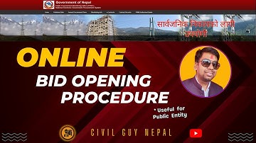 Online Bid Opening Procedure | Bolpatra For Beginners | Bolpatra Tutorial | VIDEO #22