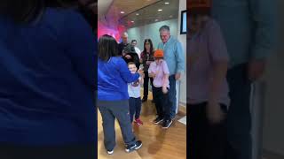 7YO boy is now cancer-free after more than a year of treatment