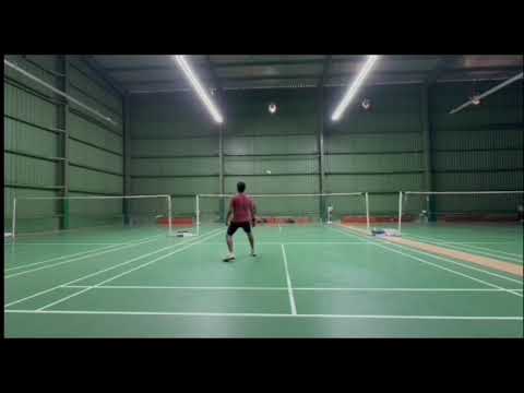 Badminton backhand 🏸❤️🏸